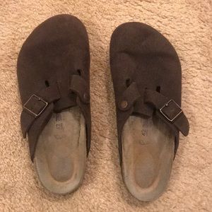 Birkenstock 42 Boston brown suede